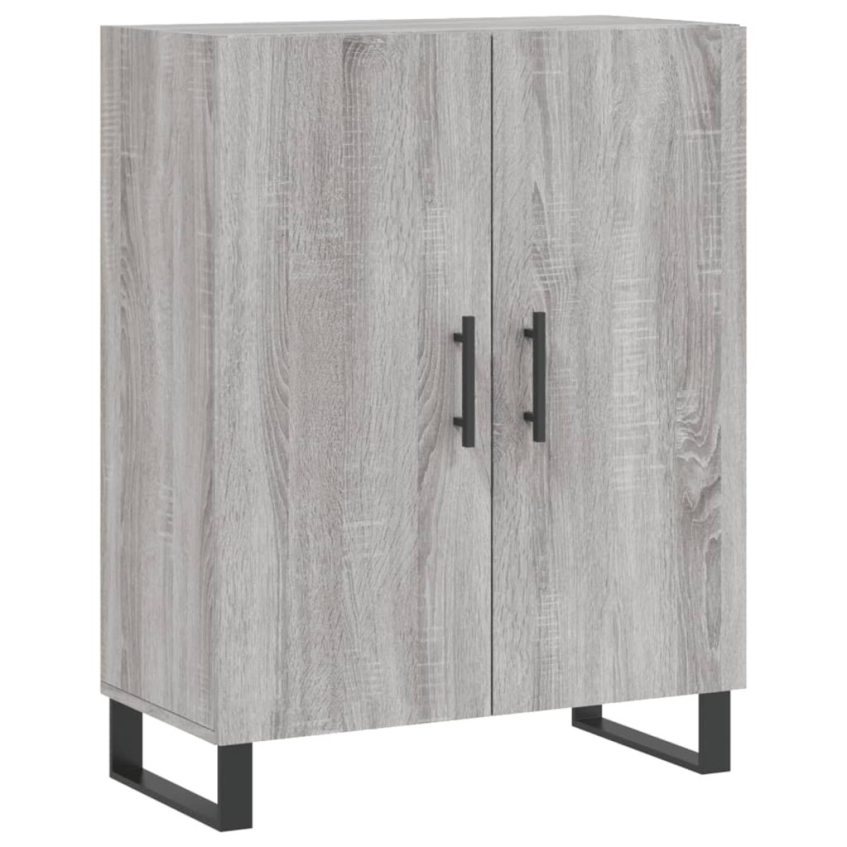 vidaXL Ντουλάπι Γκρι Sonoma 69,5 x 34 x 180 εκ. Επεξεργασμένο Ξύλο