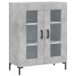 vidaXL Ντουλάπι Γκρι Σκυροδέματος 69,5x34x180 εκ. Επεξεργασμένο Ξύλο