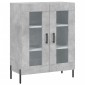 vidaXL Ντουλάπι Γκρι Σκυροδέματος 69,5x34x180 εκ. Επεξεργασμένο Ξύλο