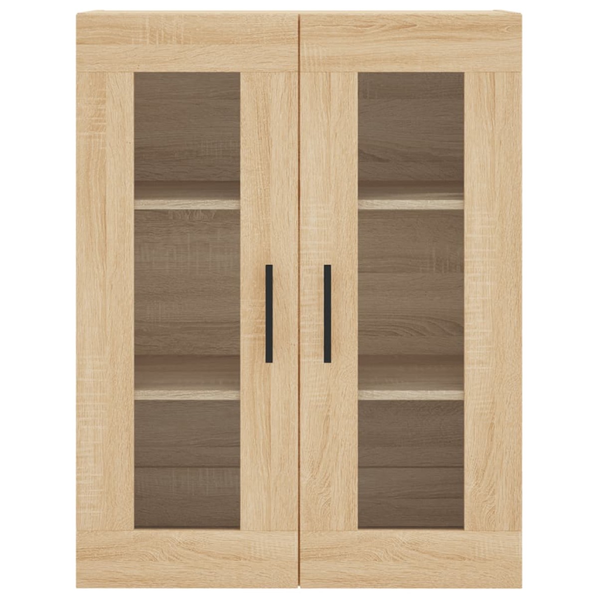 vidaXL Ντουλάπι Sonoma δρυς 69,5 x 34 x 180 εκ. από Επεξεργασμένο Ξύλο