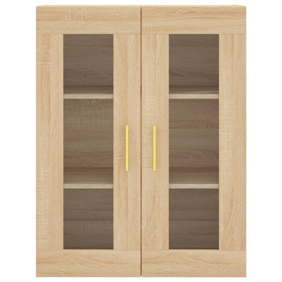 vidaXL Ντουλάπι Sonoma δρυς 69,5 x 34 x 180 εκ. από Επεξεργασμένο Ξύλο
