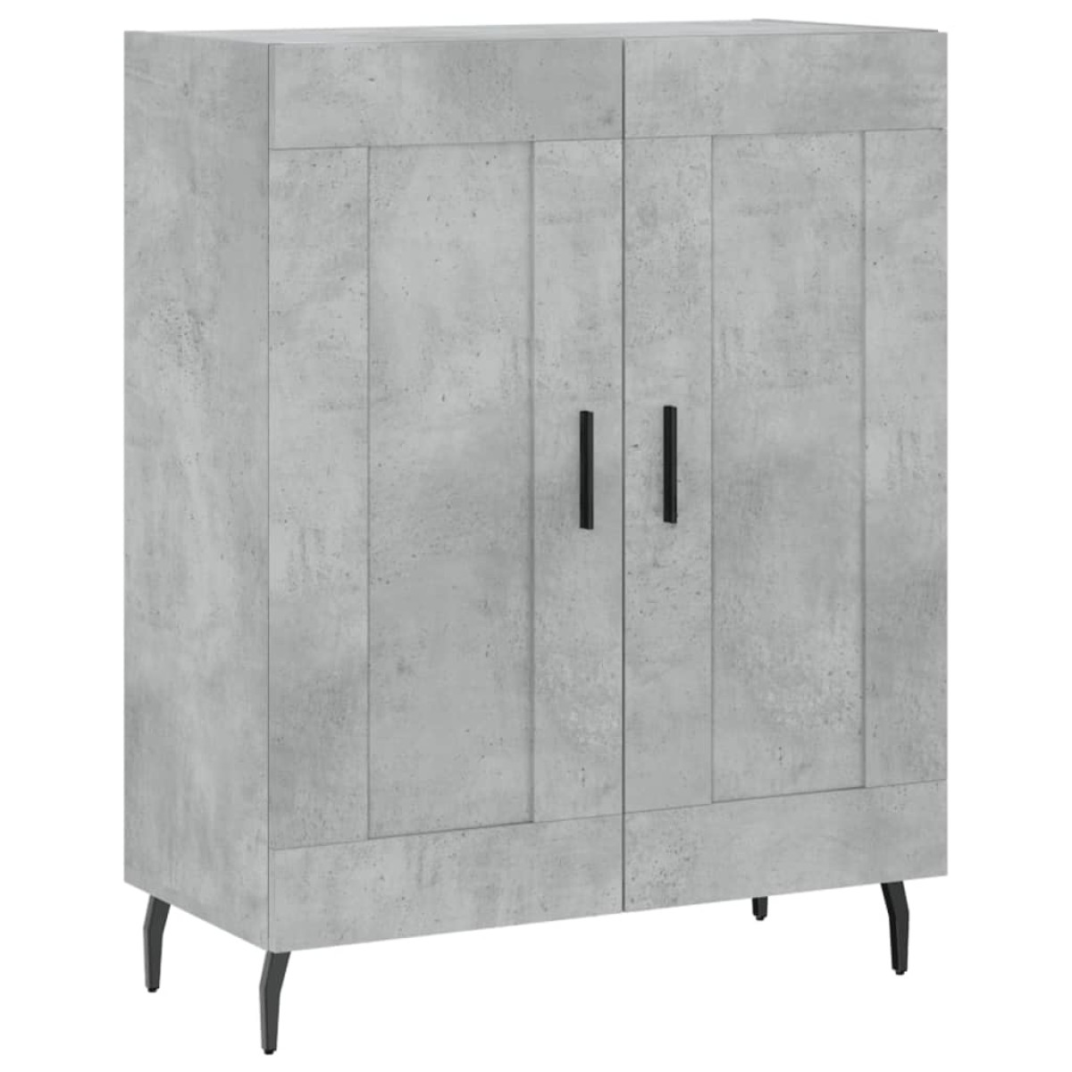 vidaXL Ντουλάπι Γκρι Σκυροδέματος 69,5x34x180 εκ. Επεξεργασμένο Ξύλο