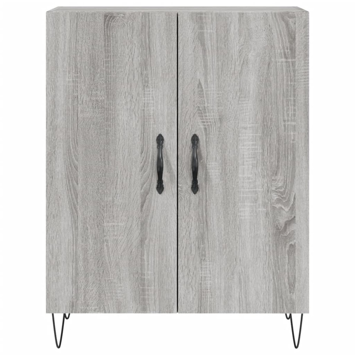 vidaXL Ντουλάπι Γκρι Sonoma 69,5 x 34 x 180 εκ. Επεξεργασμένο Ξύλο