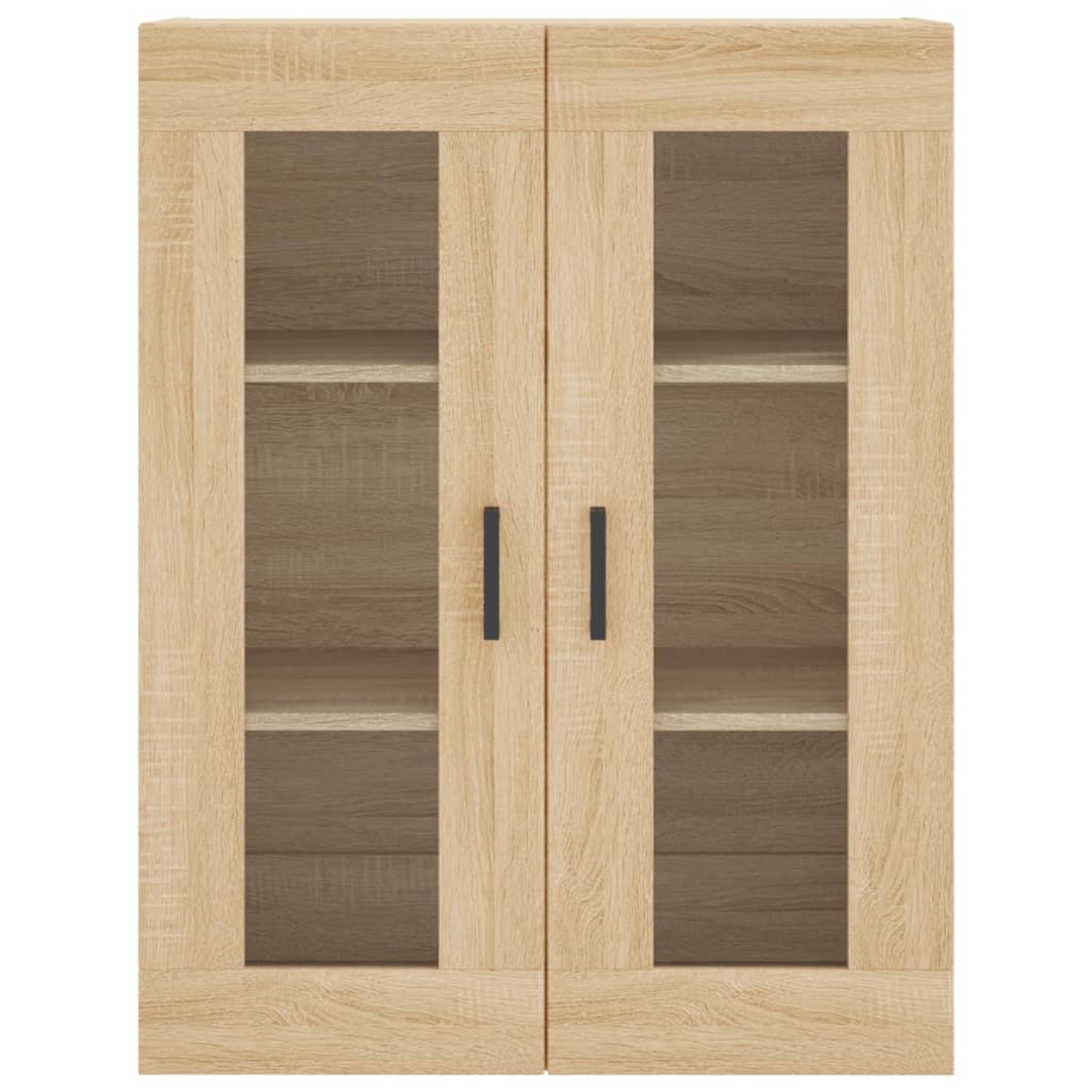 vidaXL Ντουλάπι Sonoma δρυς 69,5 x 34 x 180 εκ. από Επεξεργασμένο Ξύλο