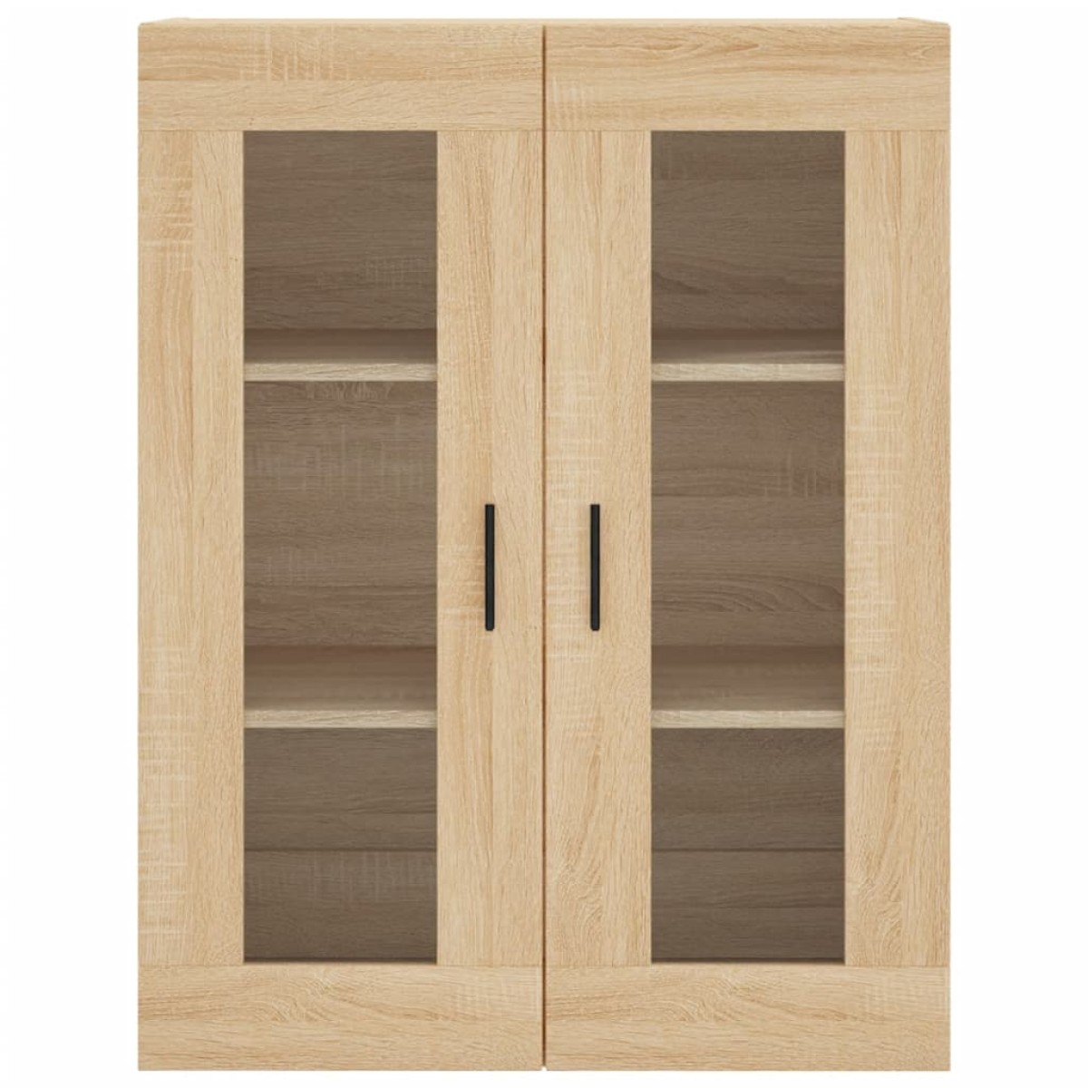 vidaXL Ντουλάπι Sonoma δρυς 69,5 x 34 x 180 εκ. από Επεξεργασμένο Ξύλο