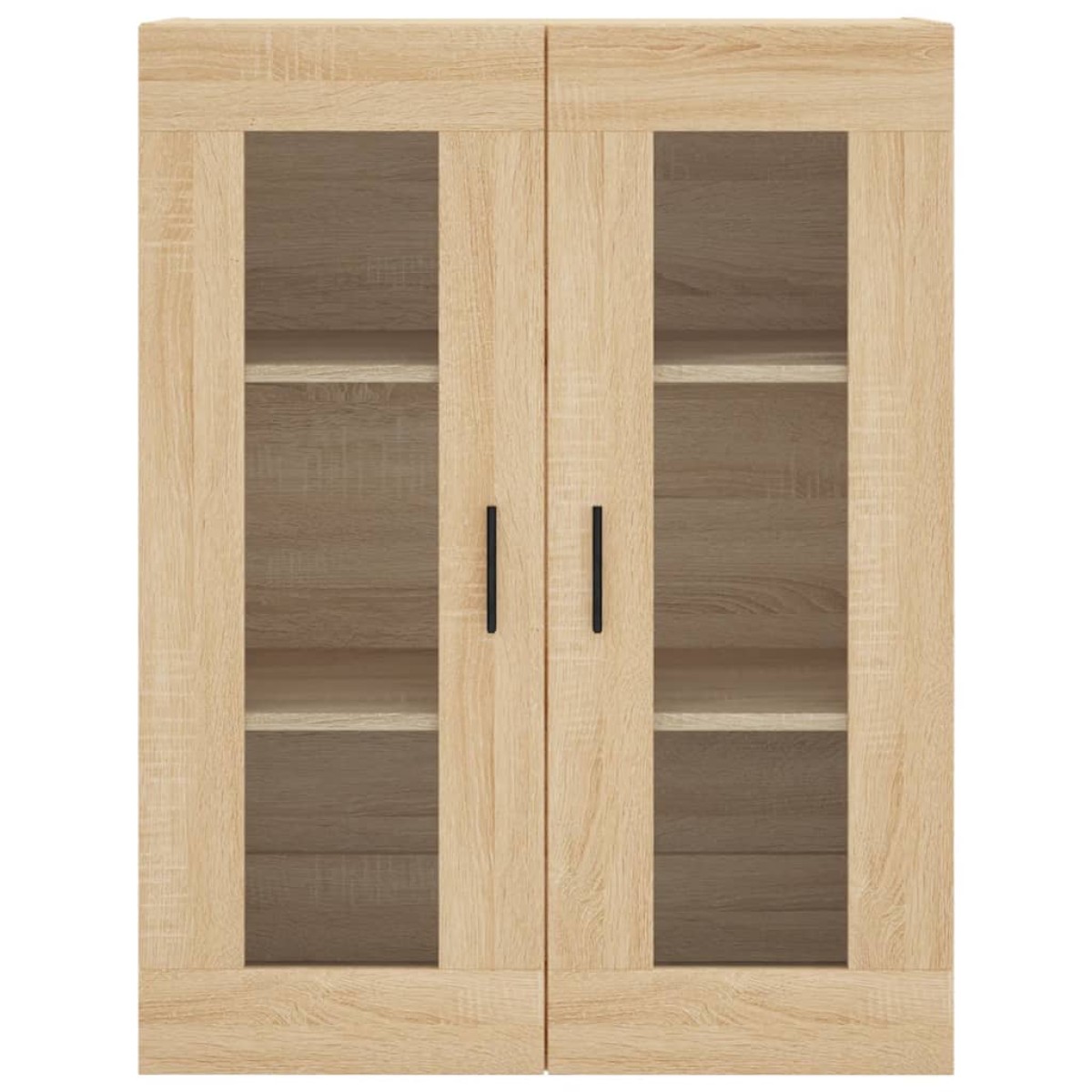vidaXL Ντουλάπι Sonoma δρυς 69,5 x 34 x 180 εκ. από Επεξεργασμένο Ξύλο
