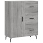 vidaXL Ντουλάπι Γκρι Sonoma 69,5 x 34 x 180 εκ. Επεξεργασμένο Ξύλο