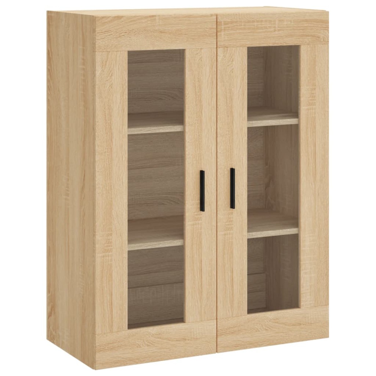 vidaXL Ντουλάπι Sonoma δρυς 69,5 x 34 x 180 εκ. από Επεξεργασμένο Ξύλο
