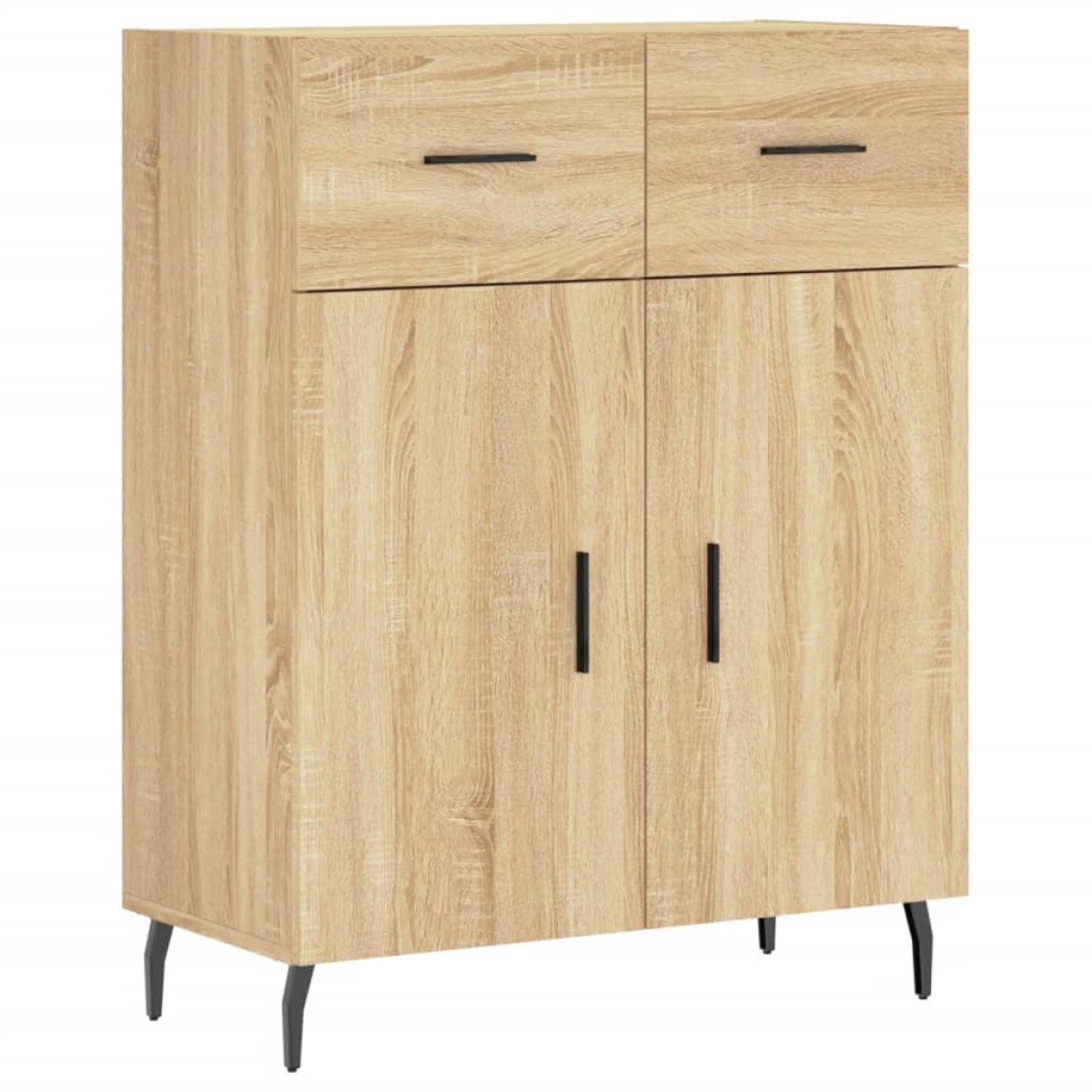 vidaXL Ντουλάπι Sonoma δρυς 69,5 x 34 x 180 εκ. από Επεξεργασμένο Ξύλο