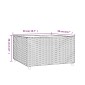 vidaXL Τραπέζάκι Κήπου Τετράγωνο Καφέ 50x50x30 εκ. από Συνθετικό Ρατάν