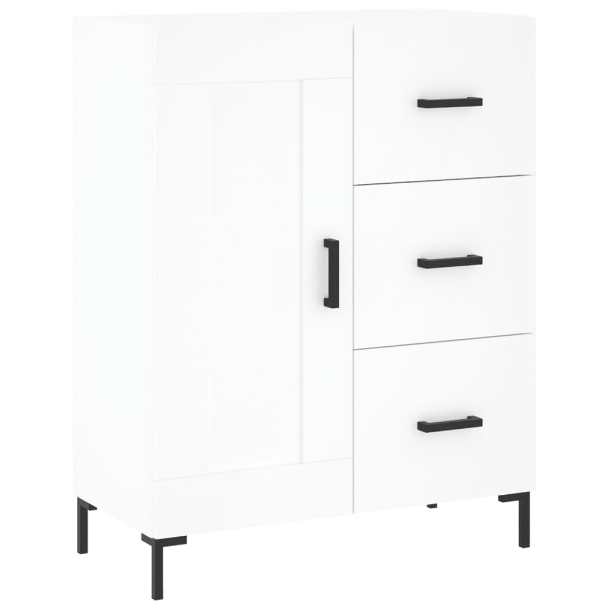 vidaXL Ντουλάπι Λευκό 69,5x34x180 εκ. από Επεξεργασμένο Ξύλο