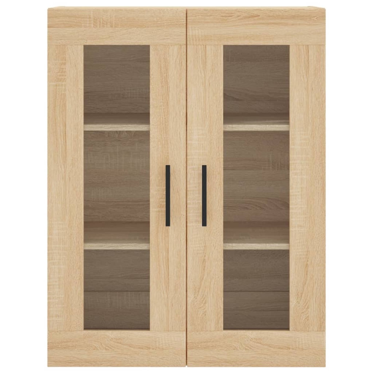 vidaXL Ντουλάπι Sonoma δρυς 69,5 x 34 x 180 εκ. από Επεξεργασμένο Ξύλο