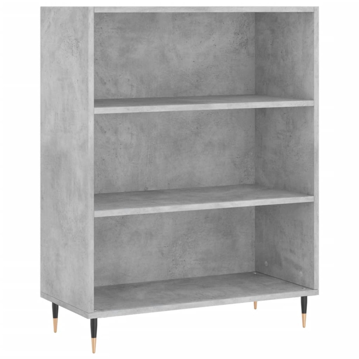 vidaXL Ντουλάπι Γκρι Σκυροδέματος 69,5x34x180 εκ. Επεξεργασμένο Ξύλο