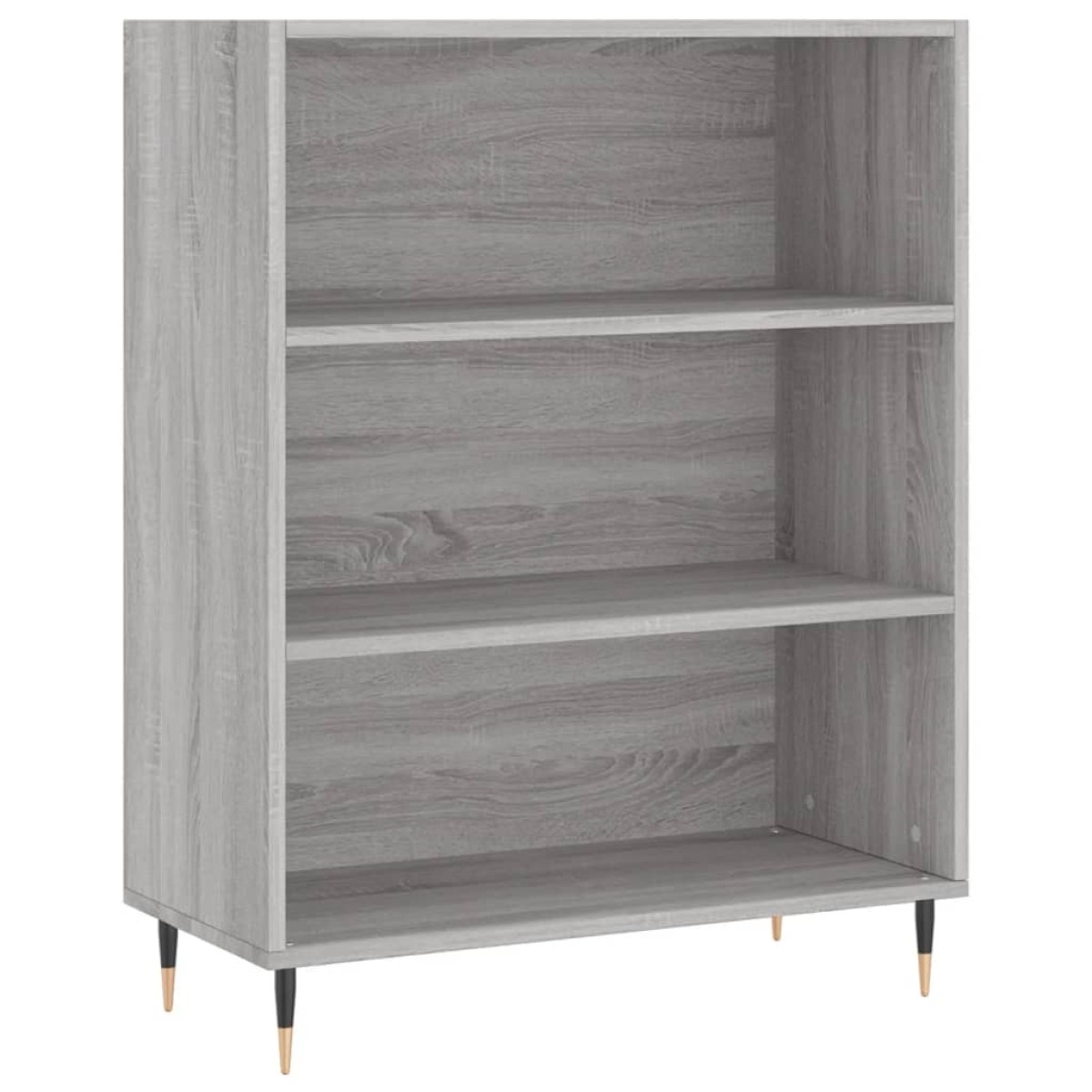 vidaXL Ντουλάπι Γκρι Sonoma 69,5 x 34 x 180 εκ. Επεξεργασμένο Ξύλο