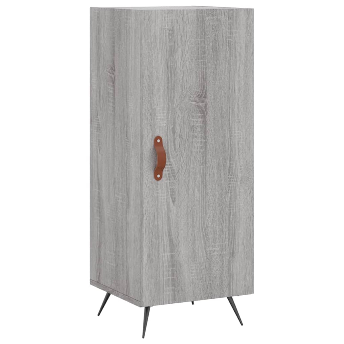 vidaXL Μπουφές Sonoma Γκρι 34,5 x 34 x 180 εκ. από Επεξεργασμένο Ξύλο