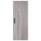 vidaXL Μπουφές Sonoma Γκρι 34,5 x 34 x 180 εκ. από Επεξεργασμένο Ξύλο