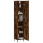 vidaXL Ντουλάπι Καπνιστή δρυς 34,5x34x180 εκ. από Επεξεργασμένο Ξύλο