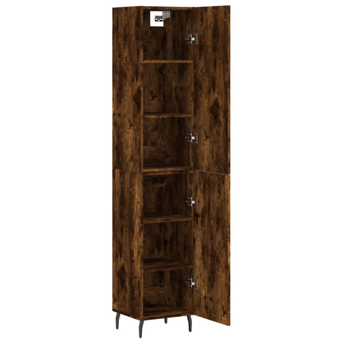 vidaXL Ντουλάπι Καπνιστή δρυς 34,5x34x180 εκ. από Επεξεργασμένο Ξύλο