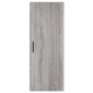 vidaXL Μπουφές Sonoma Γκρι 34,5 x 34 x 180 εκ. από Επεξεργασμένο Ξύλο