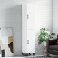 vidaXL Ντουλάπι Λευκός 34,5 x 34 x 180 εκ. από Επεξεργασμένο Ξύλο
