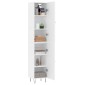 vidaXL Ντουλάπι Λευκός 34,5 x 34 x 180 εκ. από Επεξεργασμένο Ξύλο