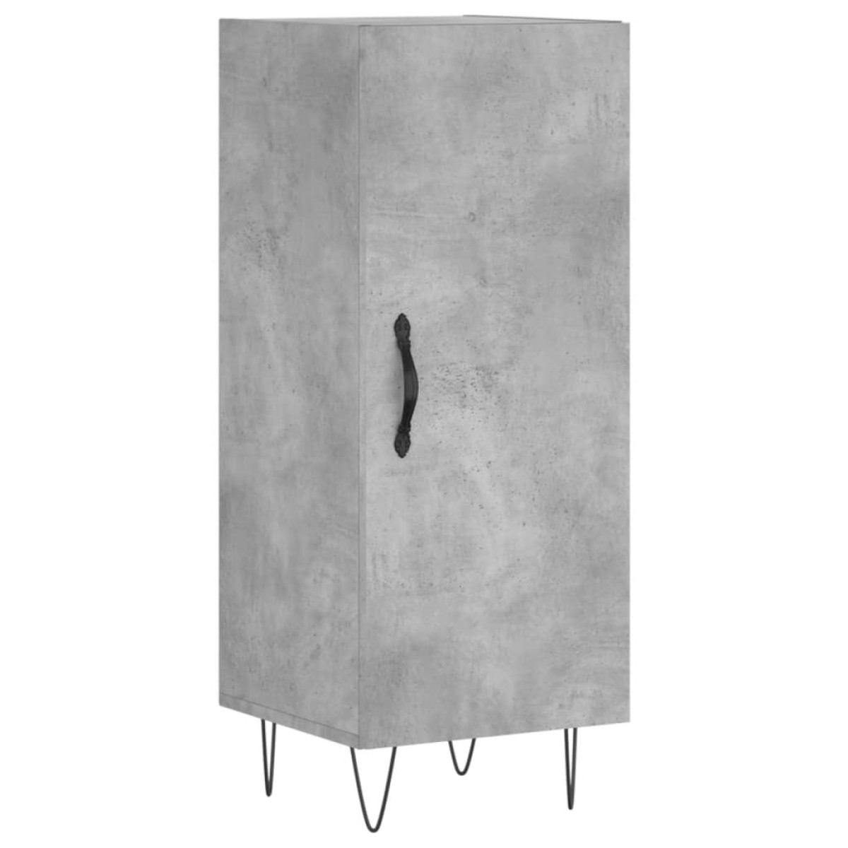 vidaXL Ντουλάπι Γκρι Σκυροδέματος 34,5x34x180 εκ. Επεξεργασμένο Ξύλο