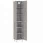 vidaXL Μπουφές Sonoma Γκρι 34,5 x 34 x 180 εκ. από Επεξεργασμένο Ξύλο