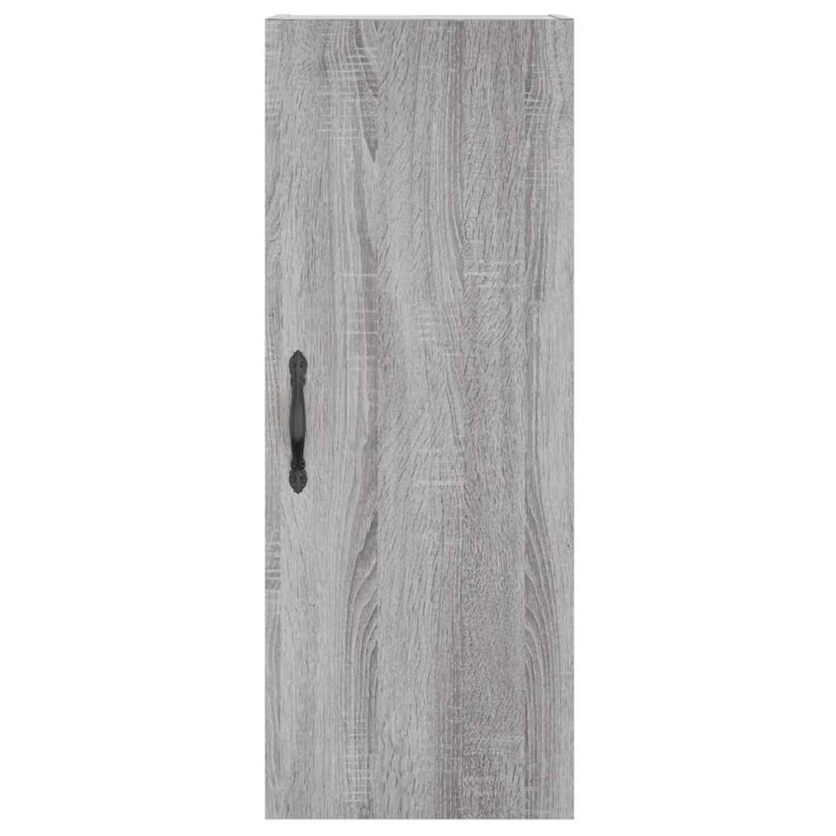 vidaXL Μπουφές Sonoma Γκρι 34,5 x 34 x 180 εκ. από Επεξεργασμένο Ξύλο
