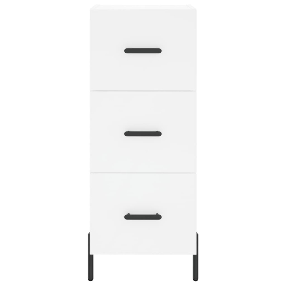 vidaXL Ντουλάπι Λευκός 34,5 x 34 x 180 εκ. από Επεξεργασμένο Ξύλο