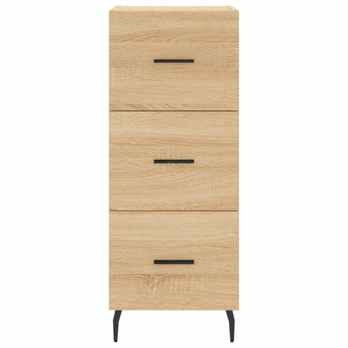 vidaXL Μπουφές Sonoma δρυς 34,5 x 34 x 180 εκ. από Επεξεργασμένο Ξύλο