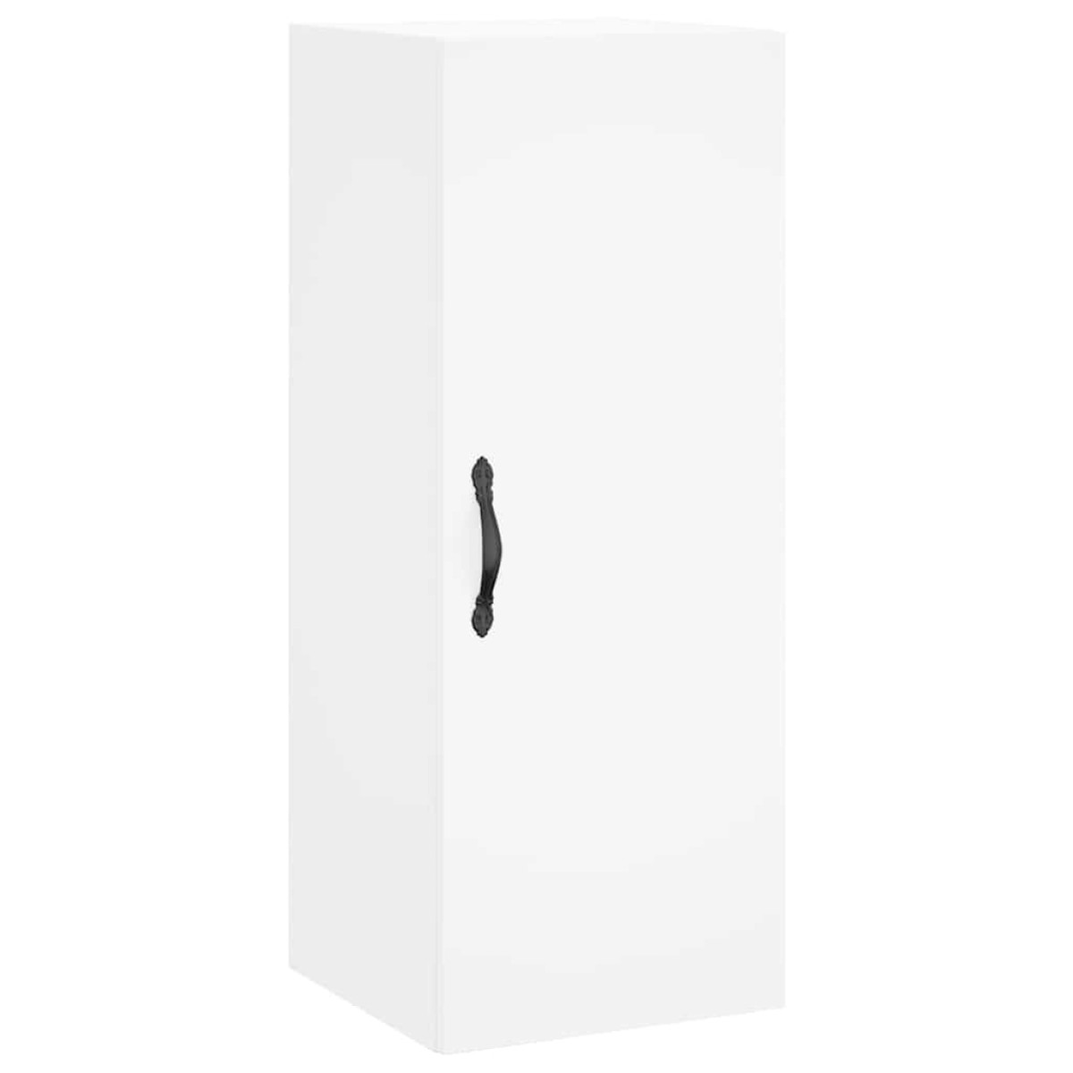 vidaXL Ντουλάπι Λευκός 34,5 x 34 x 180 εκ. από Επεξεργασμένο Ξύλο