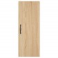 vidaXL Μπουφές Sonoma δρυς 34,5 x 34 x 180 εκ. από Επεξεργασμένο Ξύλο