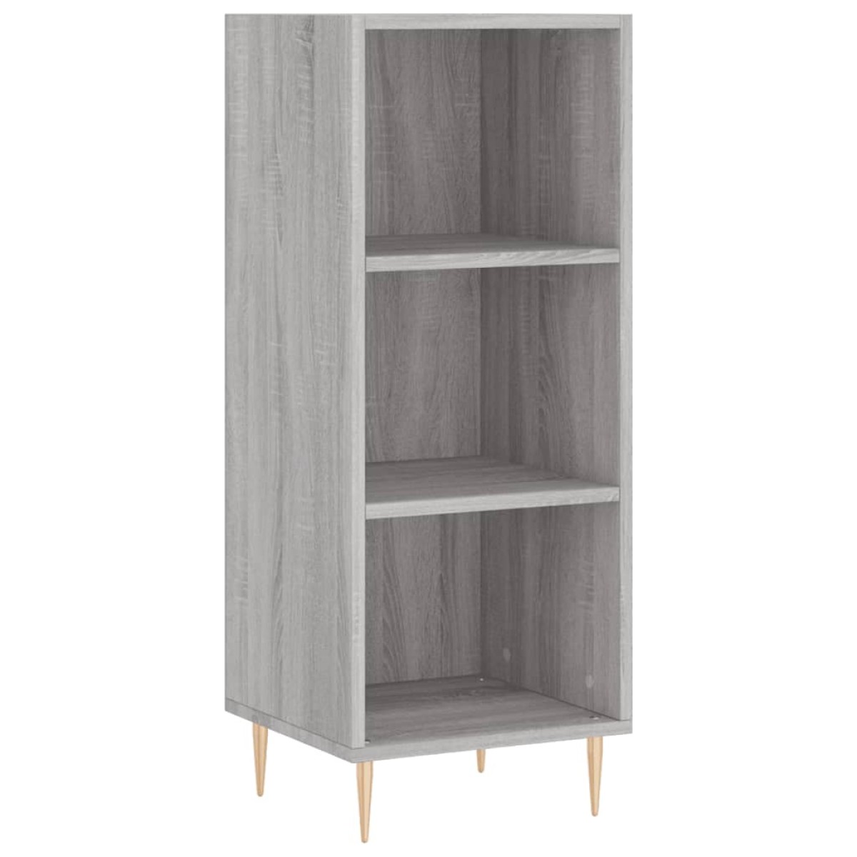 vidaXL Μπουφές Sonoma Γκρι 34,5 x 34 x 180 εκ. από Επεξεργασμένο Ξύλο