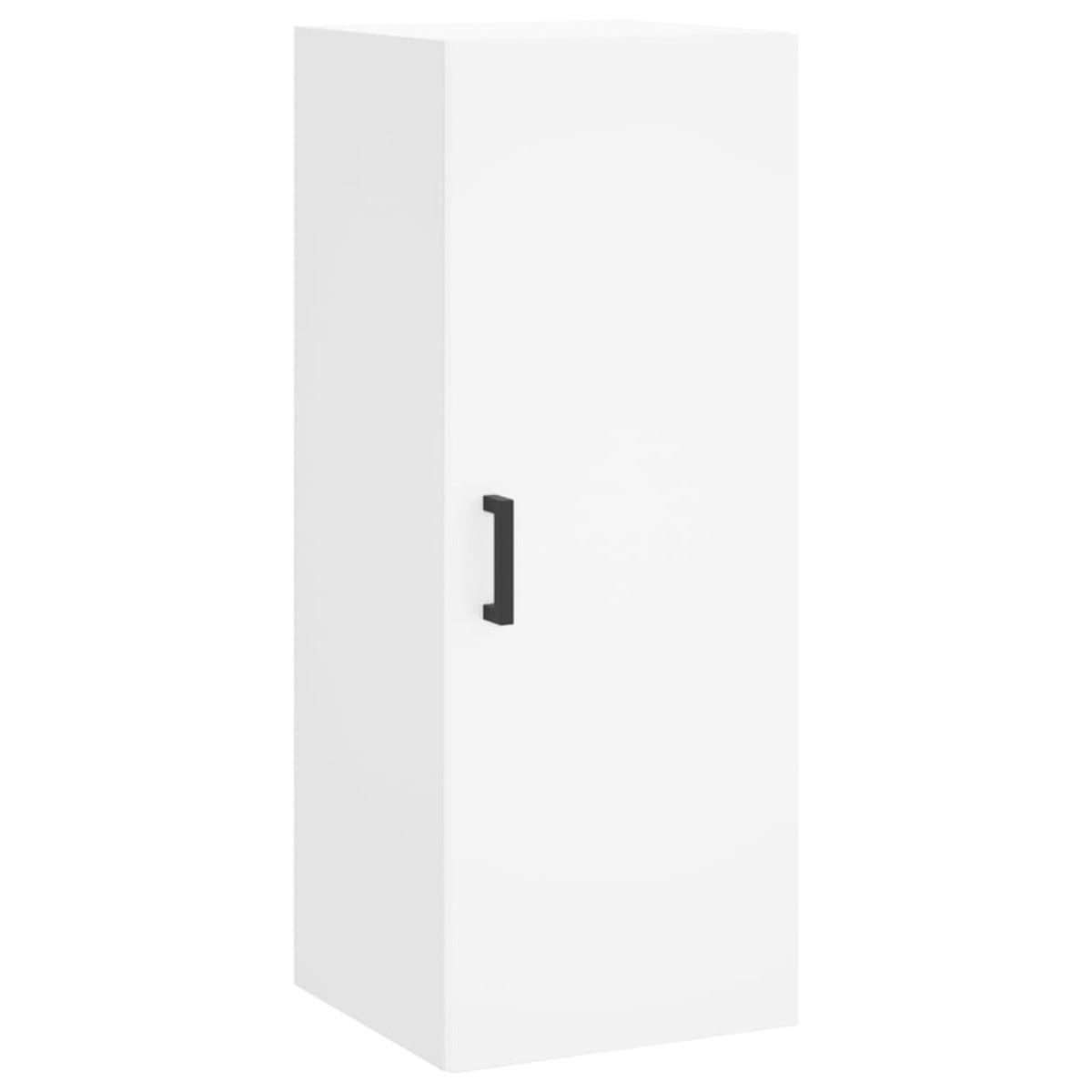 vidaXL Ντουλάπι Λευκός 34,5 x 34 x 180 εκ. από Επεξεργασμένο Ξύλο