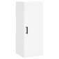 vidaXL Ντουλάπι Λευκός 34,5 x 34 x 180 εκ. από Επεξεργασμένο Ξύλο