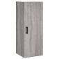 vidaXL Μπουφές Sonoma Γκρι 34,5 x 34 x 180 εκ. από Επεξεργασμένο Ξύλο