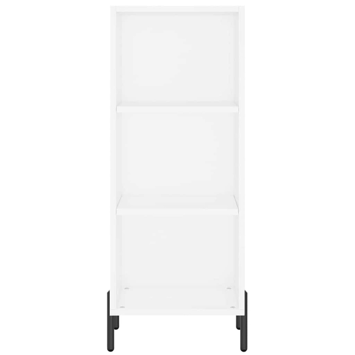 vidaXL Ντουλάπι Λευκός 34,5 x 34 x 180 εκ. από Επεξεργασμένο Ξύλο
