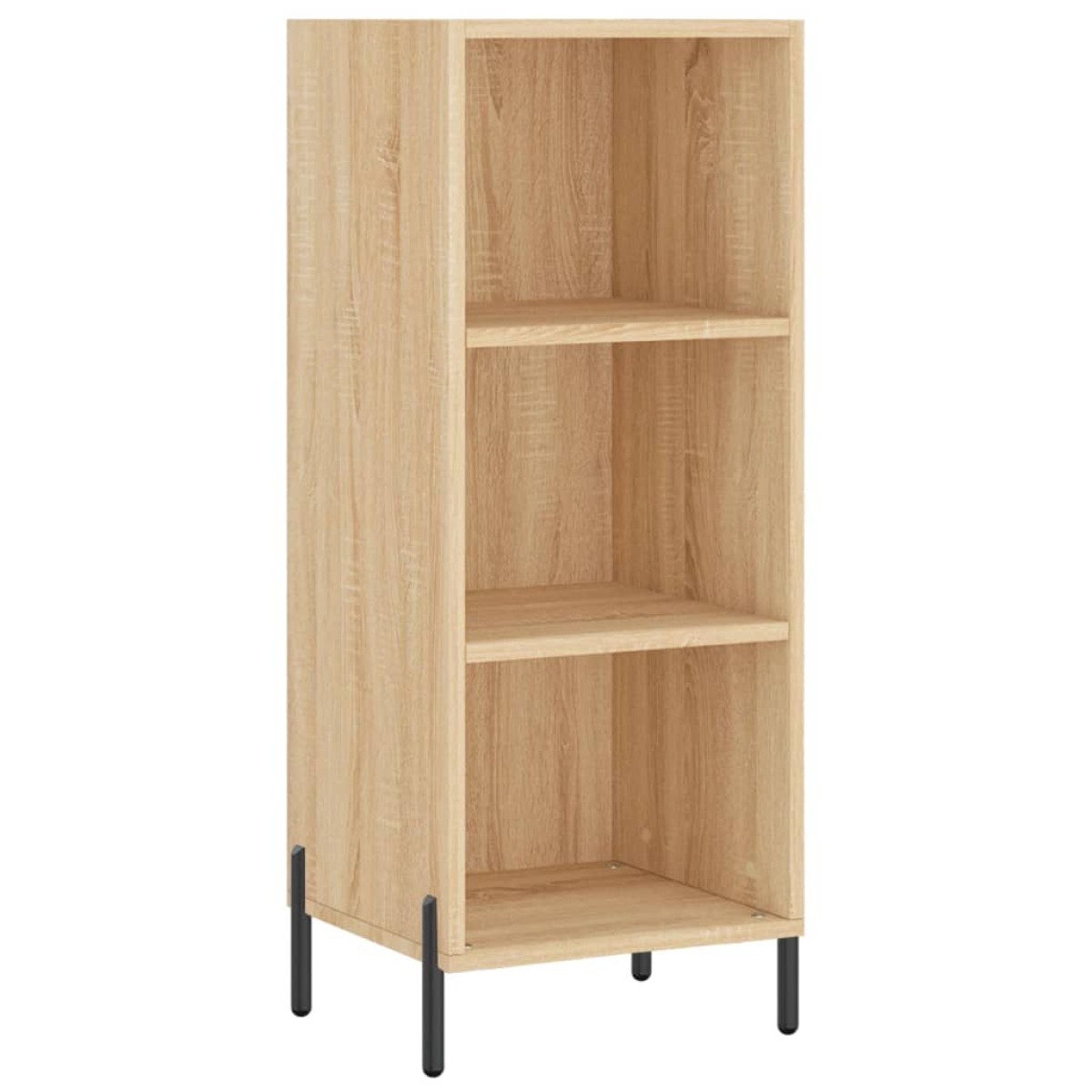 vidaXL Μπουφές Sonoma δρυς 34,5 x 34 x 180 εκ. από Επεξεργασμένο Ξύλο