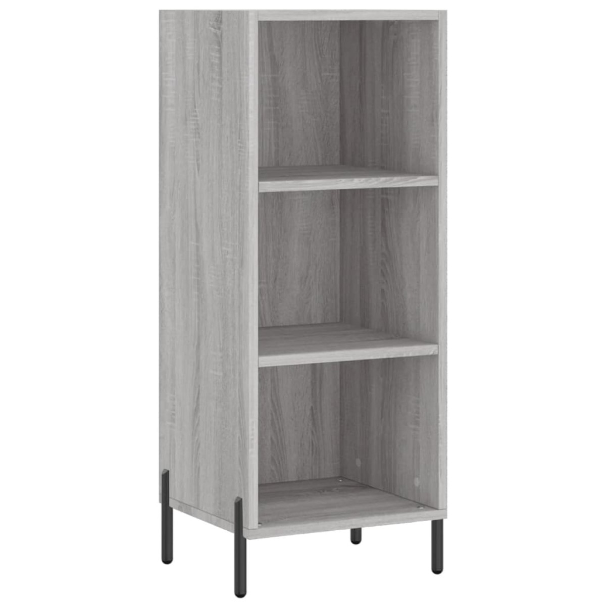 vidaXL Μπουφές Sonoma Γκρι 34,5 x 34 x 180 εκ. από Επεξεργασμένο Ξύλο