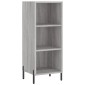 vidaXL Μπουφές Sonoma Γκρι 34,5 x 34 x 180 εκ. από Επεξεργασμένο Ξύλο