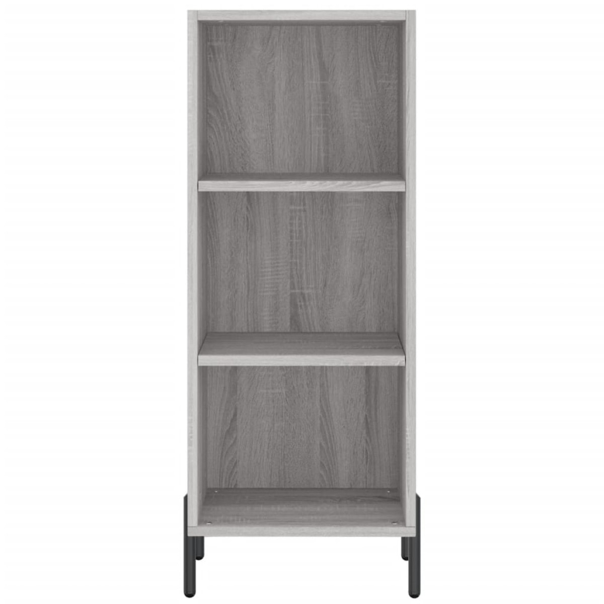 vidaXL Μπουφές Sonoma Γκρι 34,5 x 34 x 180 εκ. από Επεξεργασμένο Ξύλο