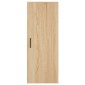 vidaXL Μπουφές Sonoma δρυς 34,5 x 34 x 180 εκ. από Επεξεργασμένο Ξύλο