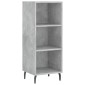 vidaXL Ντουλάπι Γκρι Σκυροδέματος 34,5x34x180 εκ. Επεξεργασμένο Ξύλο