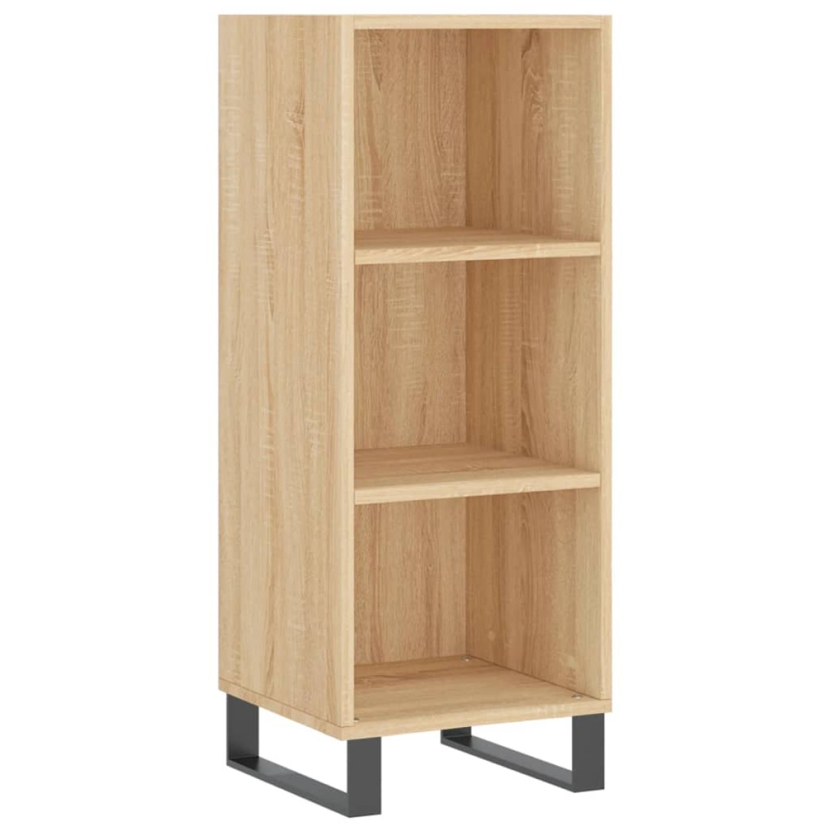 vidaXL Μπουφές Sonoma δρυς 34,5 x 34 x 180 εκ. από Επεξεργασμένο Ξύλο
