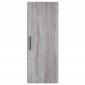 vidaXL Μπουφές Sonoma Γκρι 34,5 x 34 x 180 εκ. από Επεξεργασμένο Ξύλο