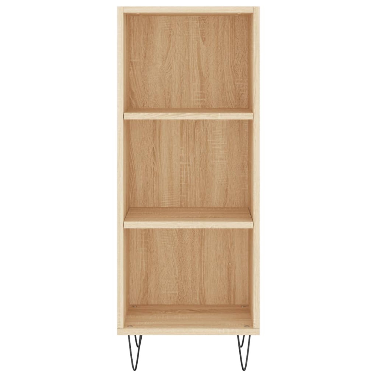 vidaXL Μπουφές Sonoma δρυς 34,5 x 34 x 180 εκ. από Επεξεργασμένο Ξύλο