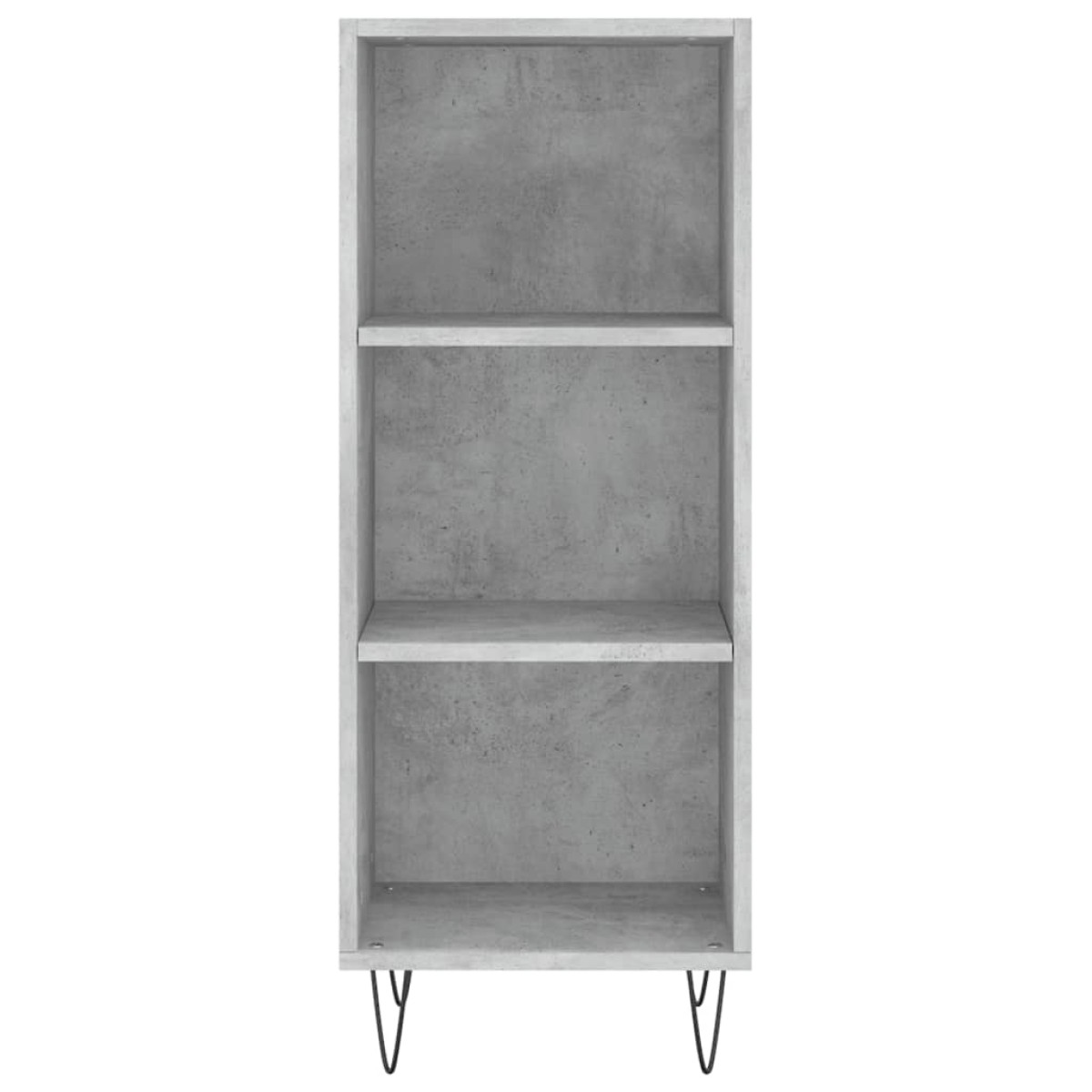 vidaXL Ντουλάπι Γκρι Σκυροδέματος 34,5x34x180 εκ. Επεξεργασμένο Ξύλο