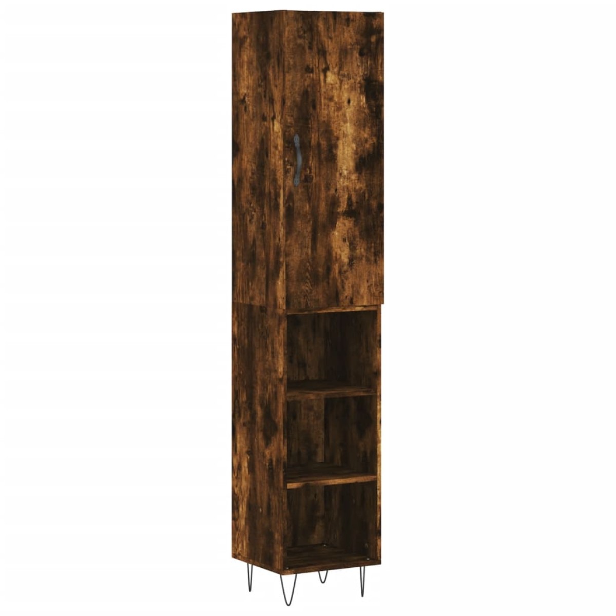 vidaXL Ντουλάπι Καπνιστή δρυς 34,5x34x180 εκ. από Επεξεργασμένο Ξύλο