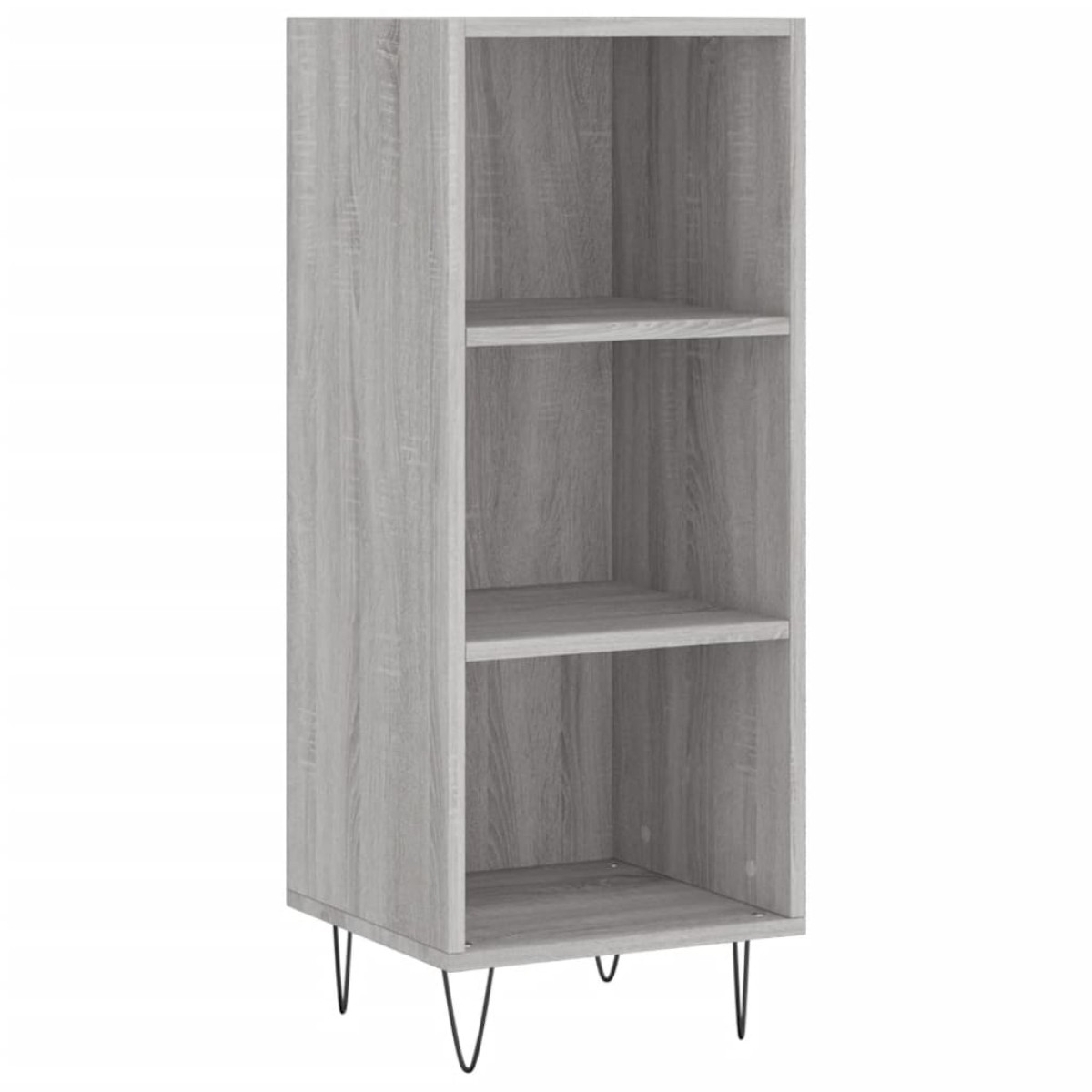 vidaXL Μπουφές Sonoma Γκρι 34,5 x 34 x 180 εκ. από Επεξεργασμένο Ξύλο