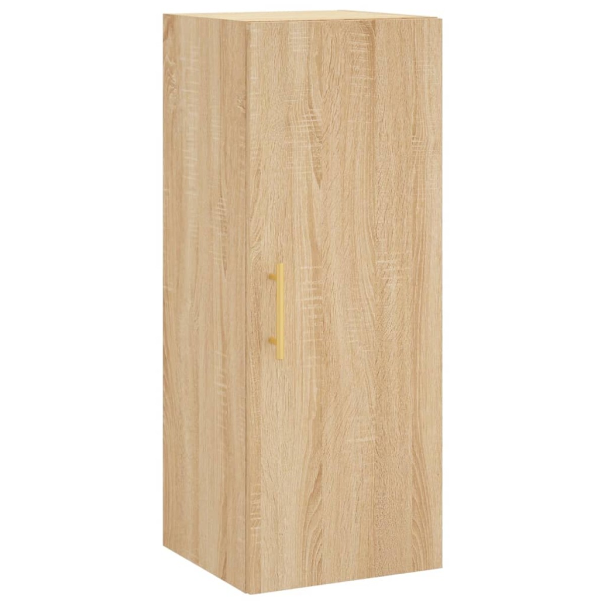 vidaXL Μπουφές Sonoma δρυς 34,5 x 34 x 180 εκ. από Επεξεργασμένο Ξύλο